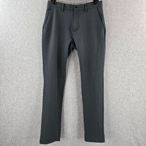 Huckberry Proof Nomad Pants Mens 32x32 Gray Performance Chinos Stretch Golf
